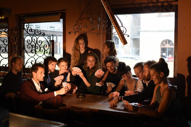 v.l. Frederik Gora, Jonah Quast, Nicolas Martin, Zoë Valks, Marielle Layher, Nathalie Imboden, Katharina Walther, Leon Singer, Mona Müller, Daniel Fleischmann, Viktor Rabl, Lucia Schierenbeck